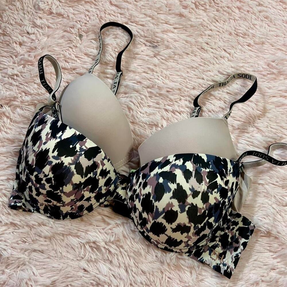 Animal‎ Print Tshirt Underwire Padded Thalia Sodi Push-up Bra